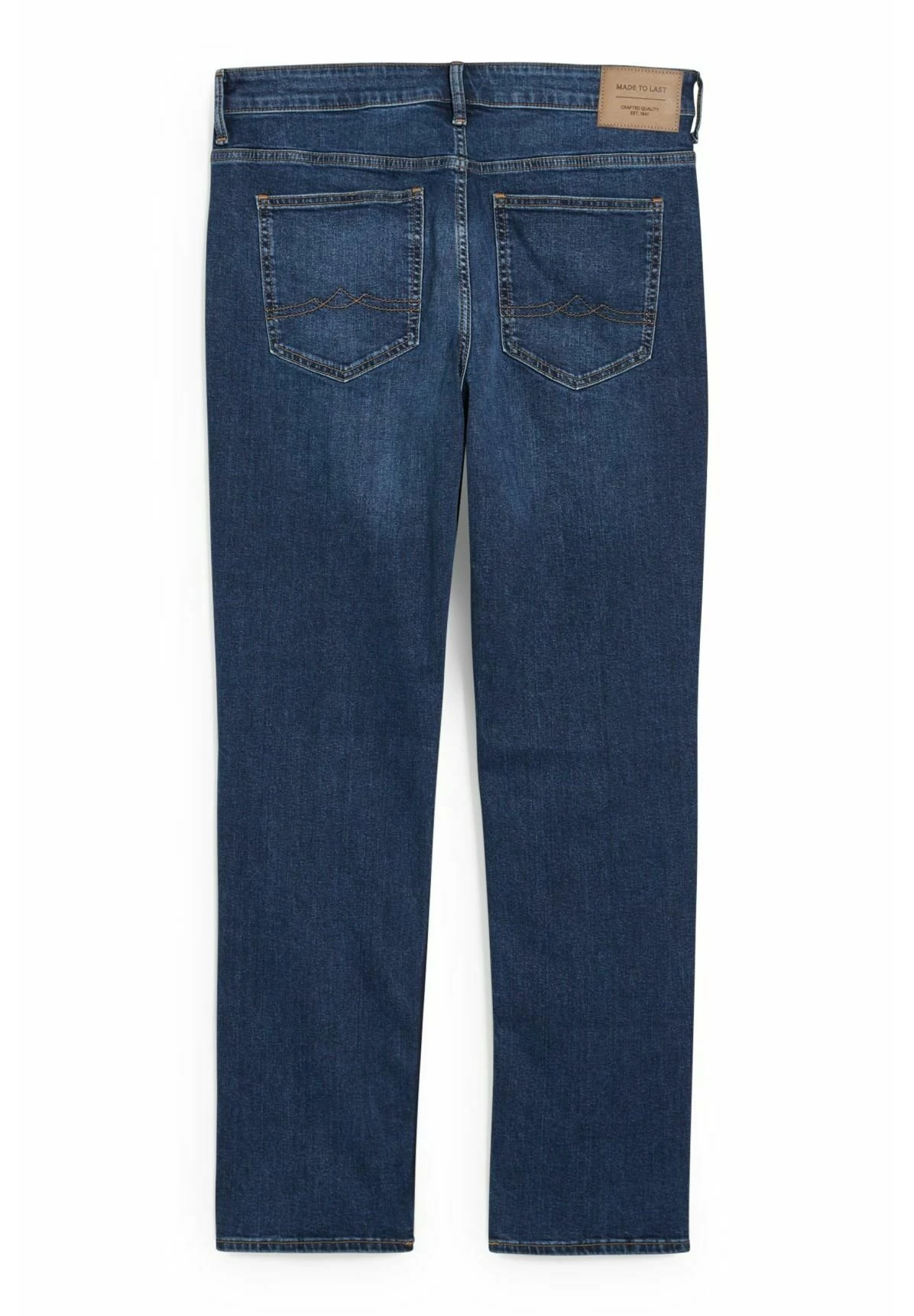 Straight Leg Jeans - Denim Dark Blue 8 Straight Leg Jeans - Denim Dark Blue - Afbeelding 6