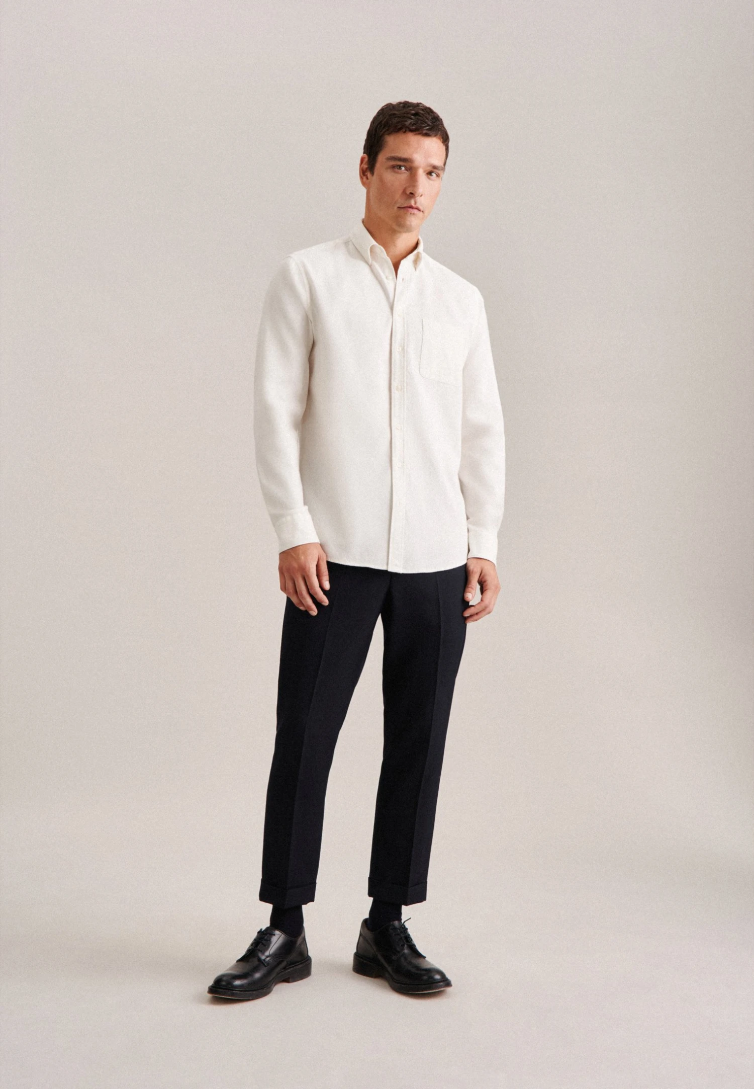 Seidensticker Casual - Overhemd - Ecru 4 Seidensticker Casual - Overhemd - Ecru - Afbeelding 2