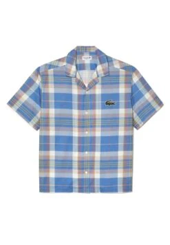 Lacoste Overhemd - Bleu Blanc