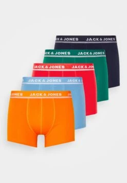 Jack & Jones Jaccolorful Kent Trunks 5 Pack - Onderbroeken - Silver Lake Blue/Navy Blazer/Bittersweet/Exuberance -Jack and Jones Verkoopwinkel b207768340564bdbb9c17848f9f5e285