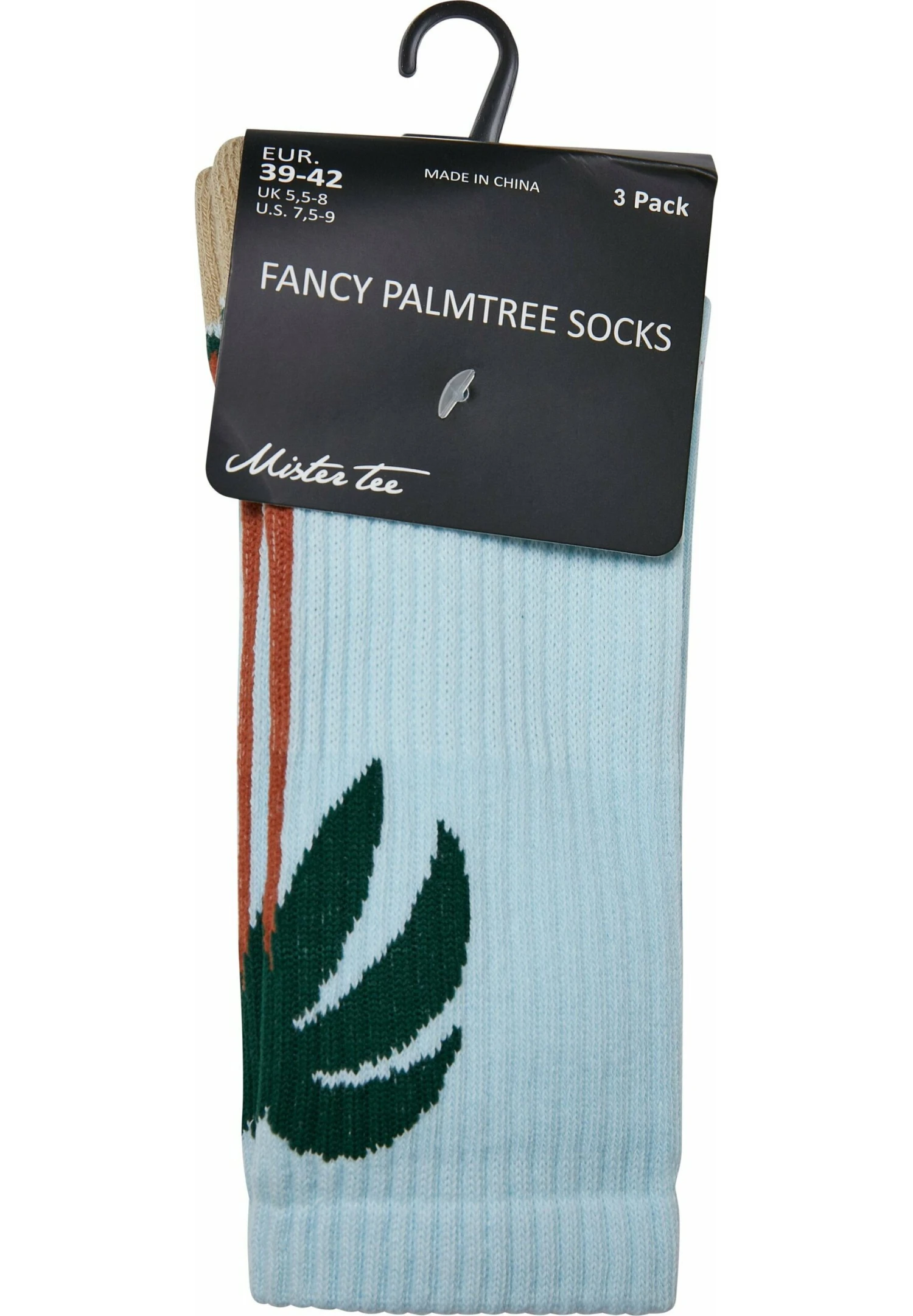 Mister Tee Accessoires Fancy Palmtree 3-Pack - Sokken - White Multicolor 7 Mister Tee Accessoires Fancy Palmtree 3-Pack - Sokken - White Multicolor - Afbeelding 5