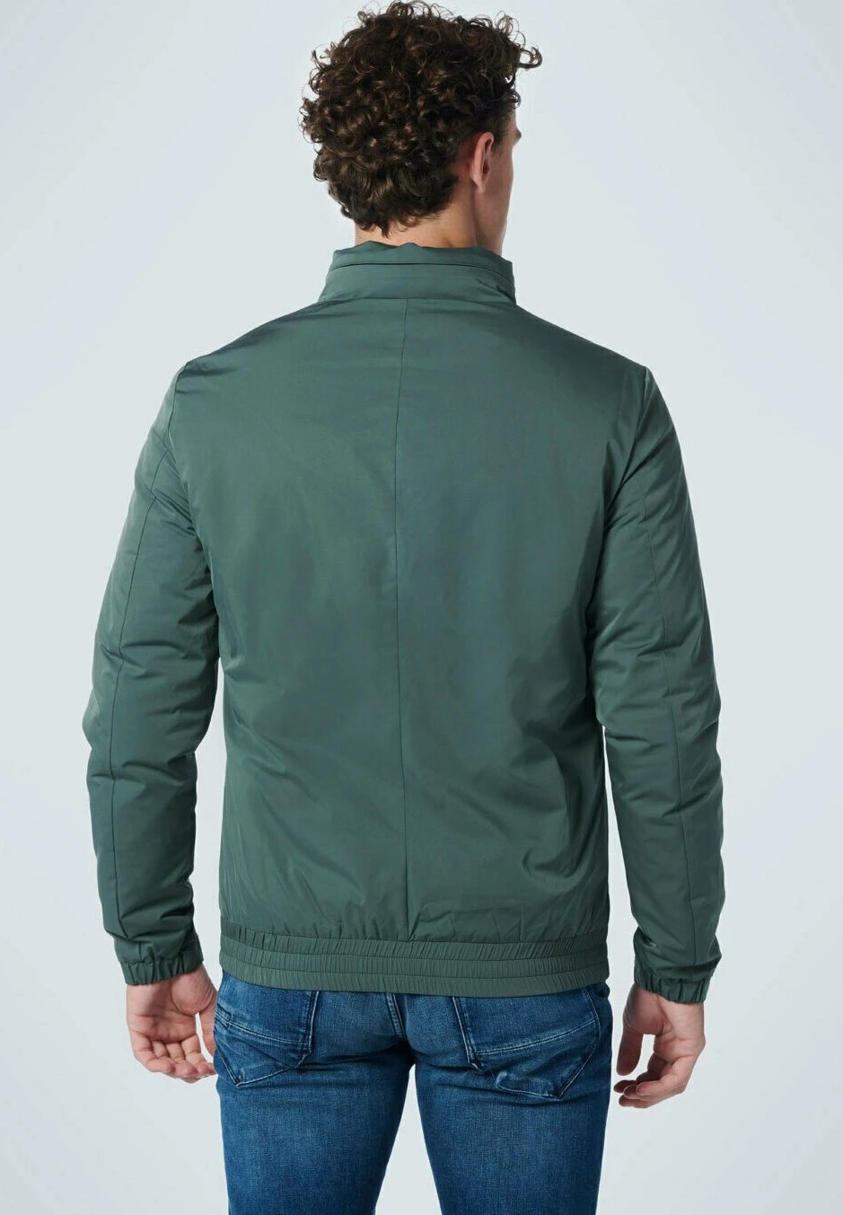 No-Excess Super Soft Finish Basic Full Zip- Jas - Dark Green 5 No-Excess Super Soft Finish Basic Full Zip- Jas - Dark Green - Afbeelding 3