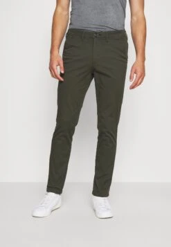 Selected Homme Slhslim Miles Flex Pants - Chino - Forest Night