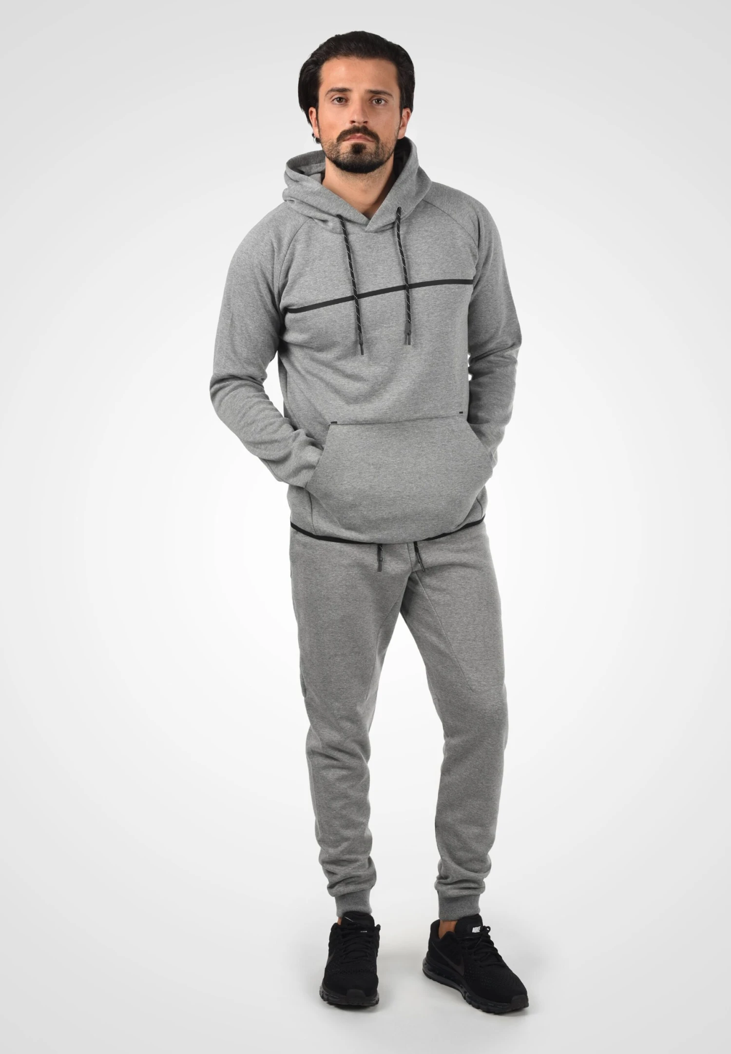 Indicode Jeans Idnapanee - Trainingsbroek - Grey Mix 4 Indicode Jeans Idnapanee - Trainingsbroek - Grey Mix - Afbeelding 2