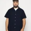 Jack & Jones Jorcaleb Seersucker Shirt - Overhemd - Navy Blazer
