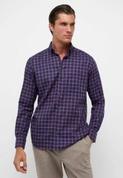 Eterna Oxford Modern Fit - Overhemd - Dunkelblau