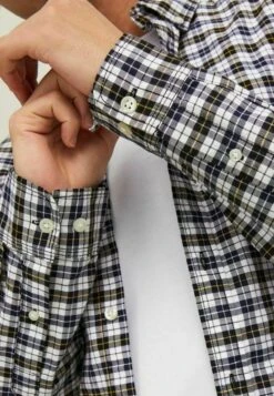 Jack & Jones Kariertes- Overhemd - Bright White -Jack and Jones Verkoopwinkel b32836c037ec45c5bae4ab8469242af9