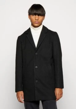 Jack & Jones Jjtoby Coat - Halflange Jas - Black