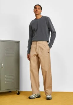 Bookstore Straight Hem Pants - Broek - Sand