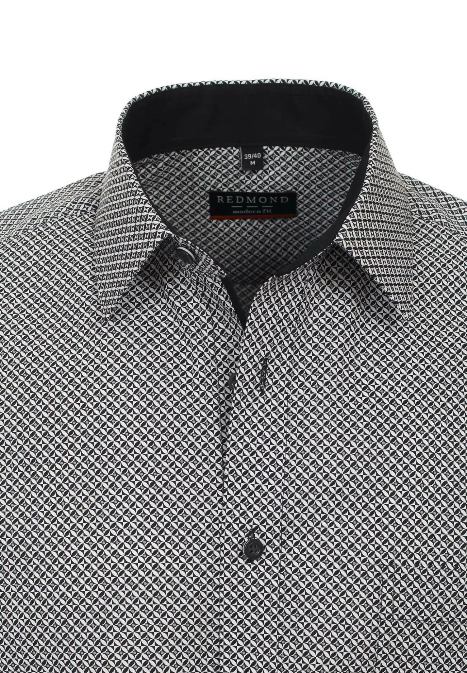 REDMOND Modern Fit- Overhemd - Blau 5 REDMOND Modern Fit- Overhemd - Blau - Afbeelding 3