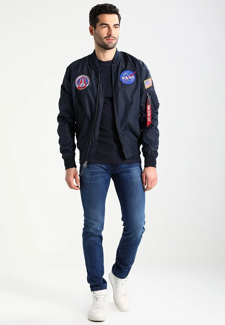 Alpha Industries Nasa Reversible Ii - Bomberjacks - Blue 4 Alpha Industries Nasa Reversible Ii - Bomberjacks - Blue - Afbeelding 2