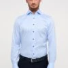 Eterna Gentle- Overhemd - Hellblau -Jack and Jones Verkoopwinkel b429cd44895a428a950b24fb8fc7398b