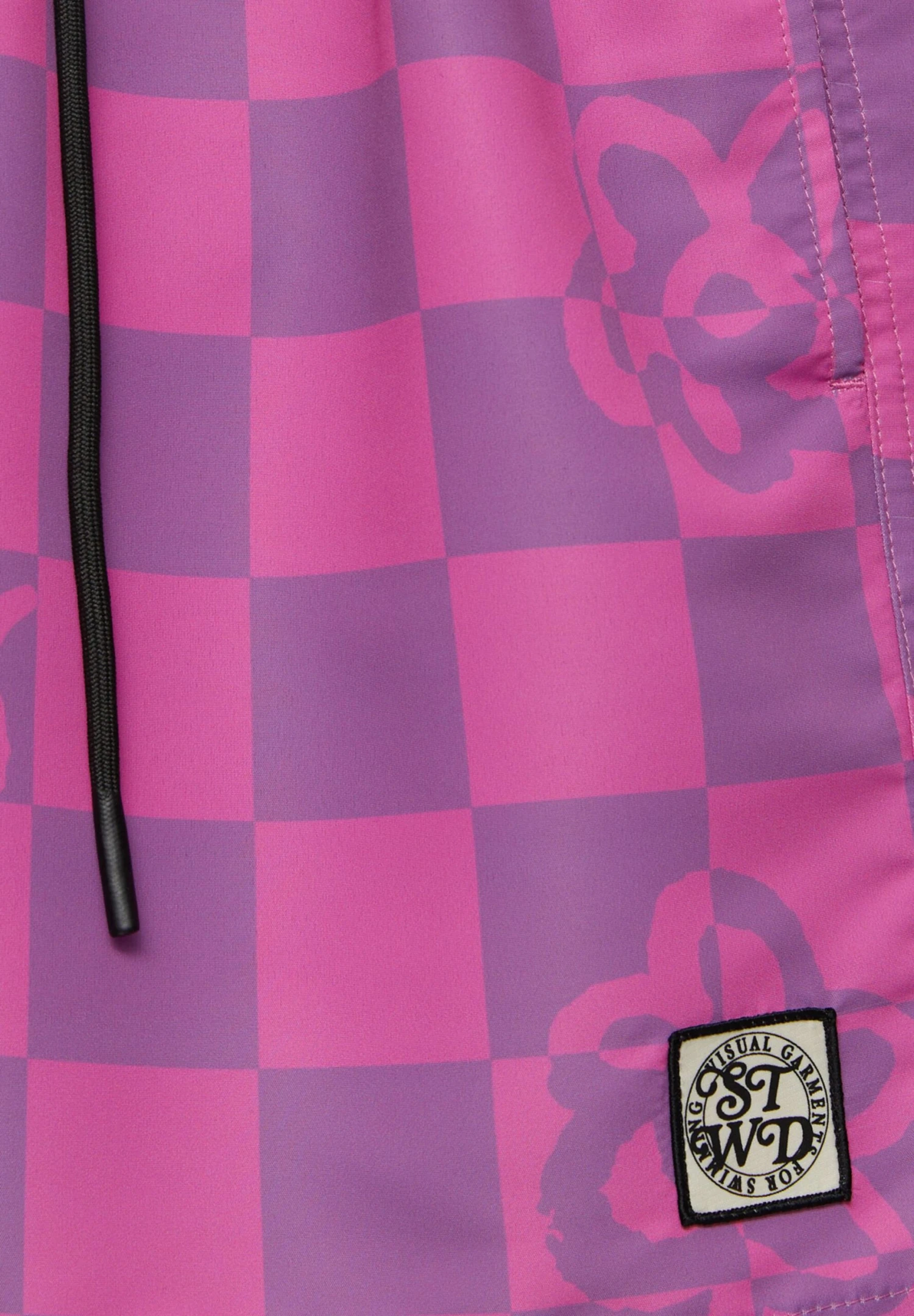 PULL & BEAR Chequered Print - Zwemshorts - Pink 8 PULL & BEAR Chequered Print - Zwemshorts - Pink - Afbeelding 6