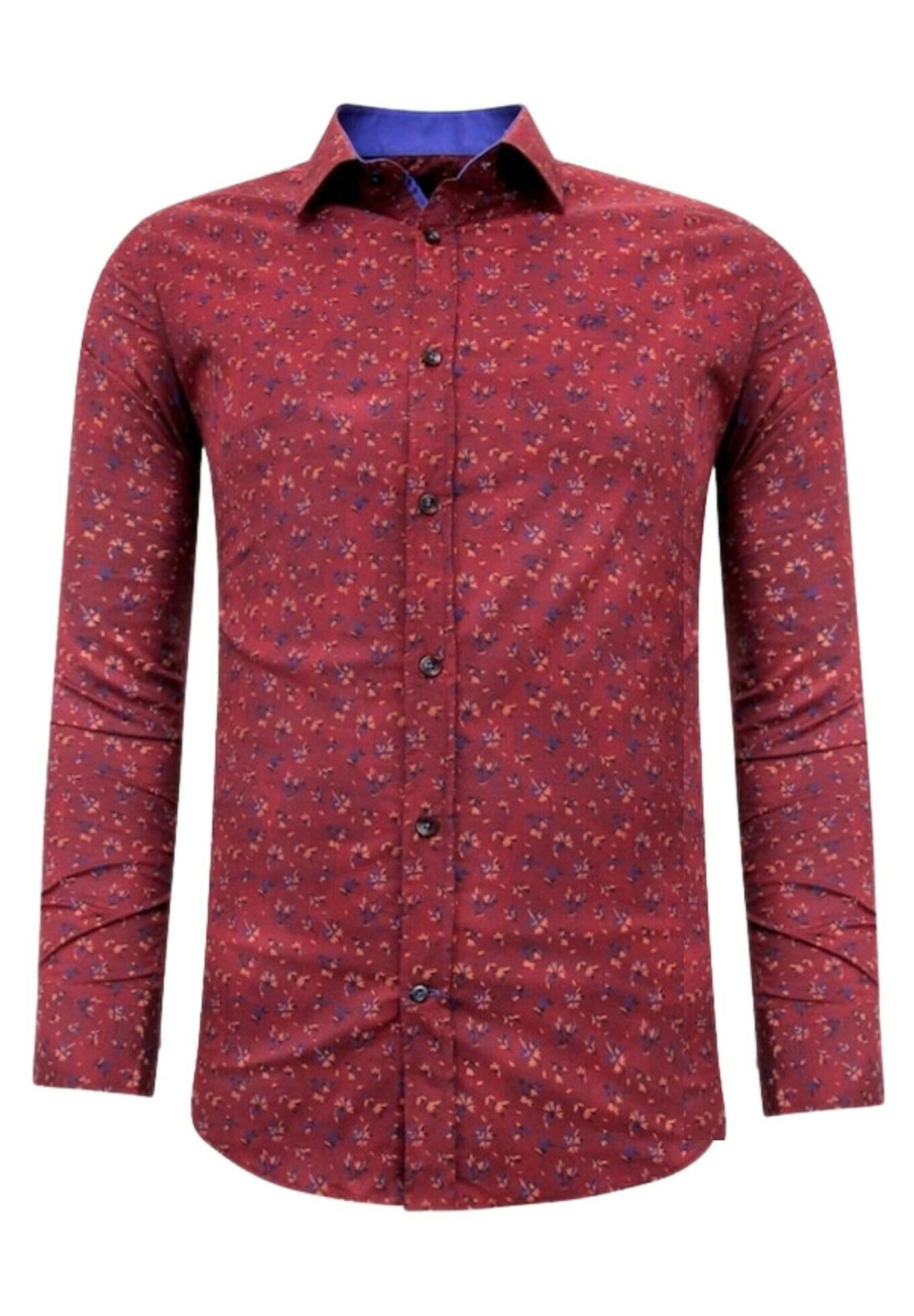 Print - Overhemd - Bordeaux 3 Print - Overhemd - Bordeaux