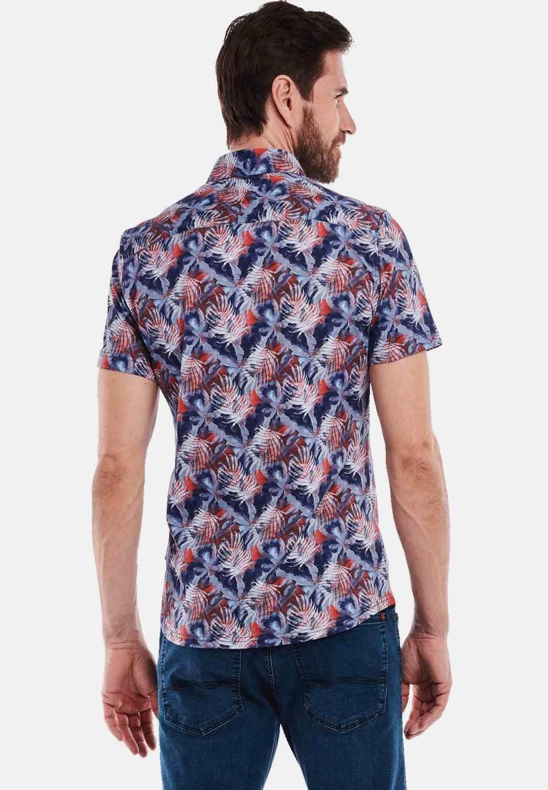 Kurzarm - Overhemd - Feuerrot 5 Kurzarm - Overhemd - Feuerrot - Afbeelding 3