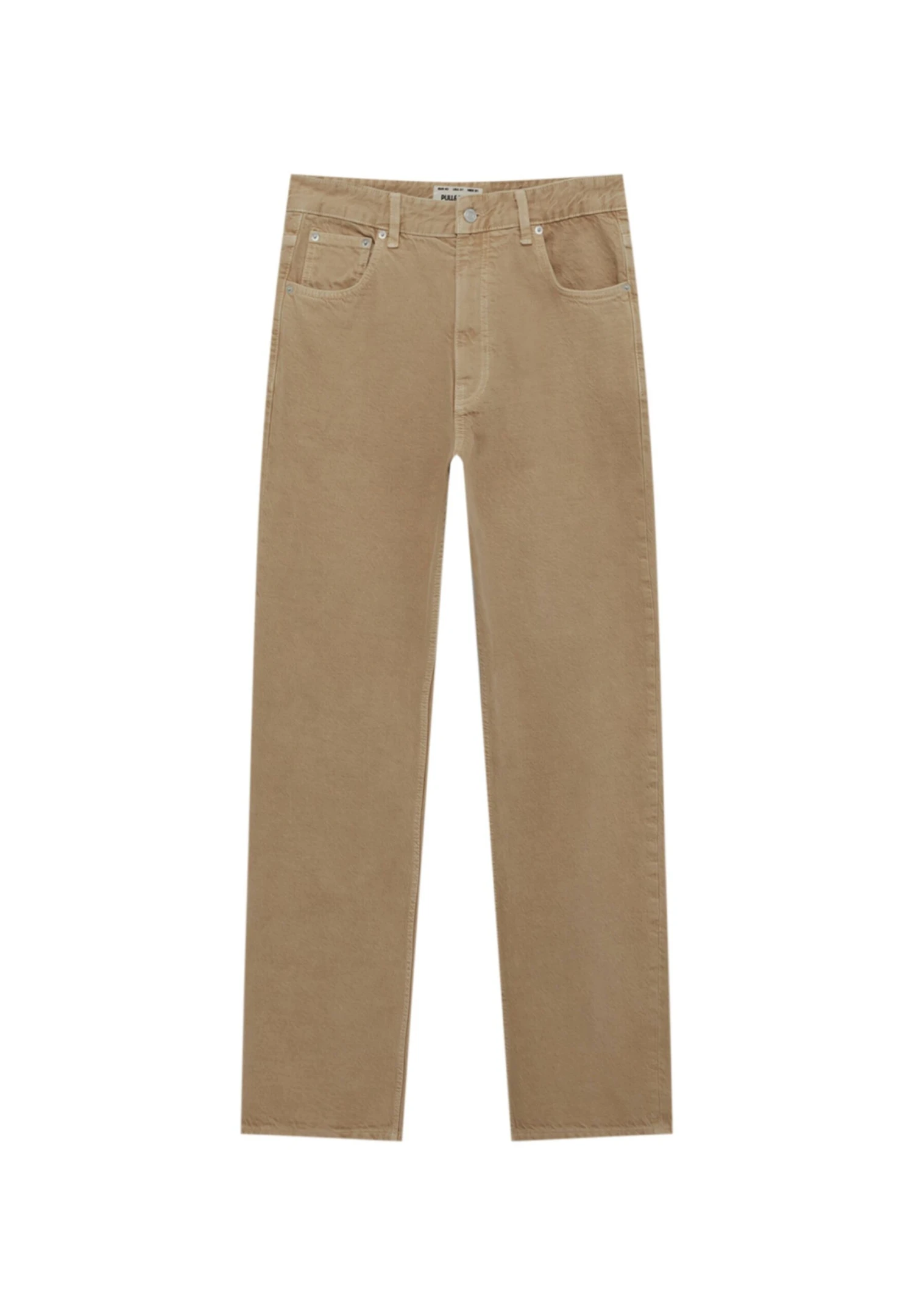 PULL & BEAR Baggy - Straight Leg Jeans - Camel 8 PULL & BEAR Baggy - Straight Leg Jeans - Camel - Afbeelding 6