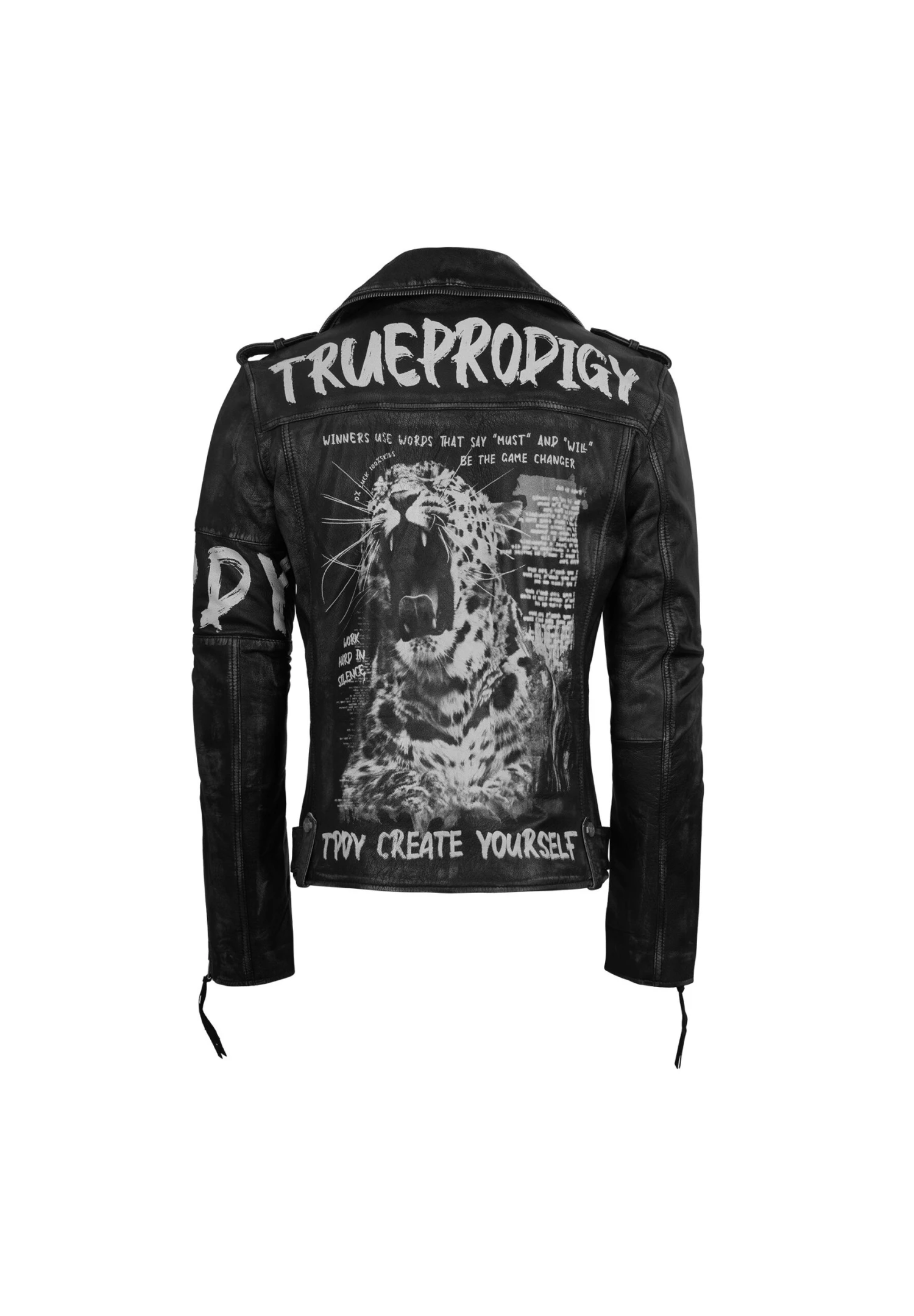 Russell - Leren Jas - Schwarz 9 Russell - Leren Jas - Schwarz - Afbeelding 7