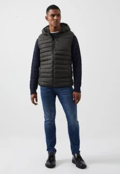 French Connection Row- Bodywarmer - Khaki -Jack and Jones Verkoopwinkel b65c70aac2854a499e896722e5d93cb4