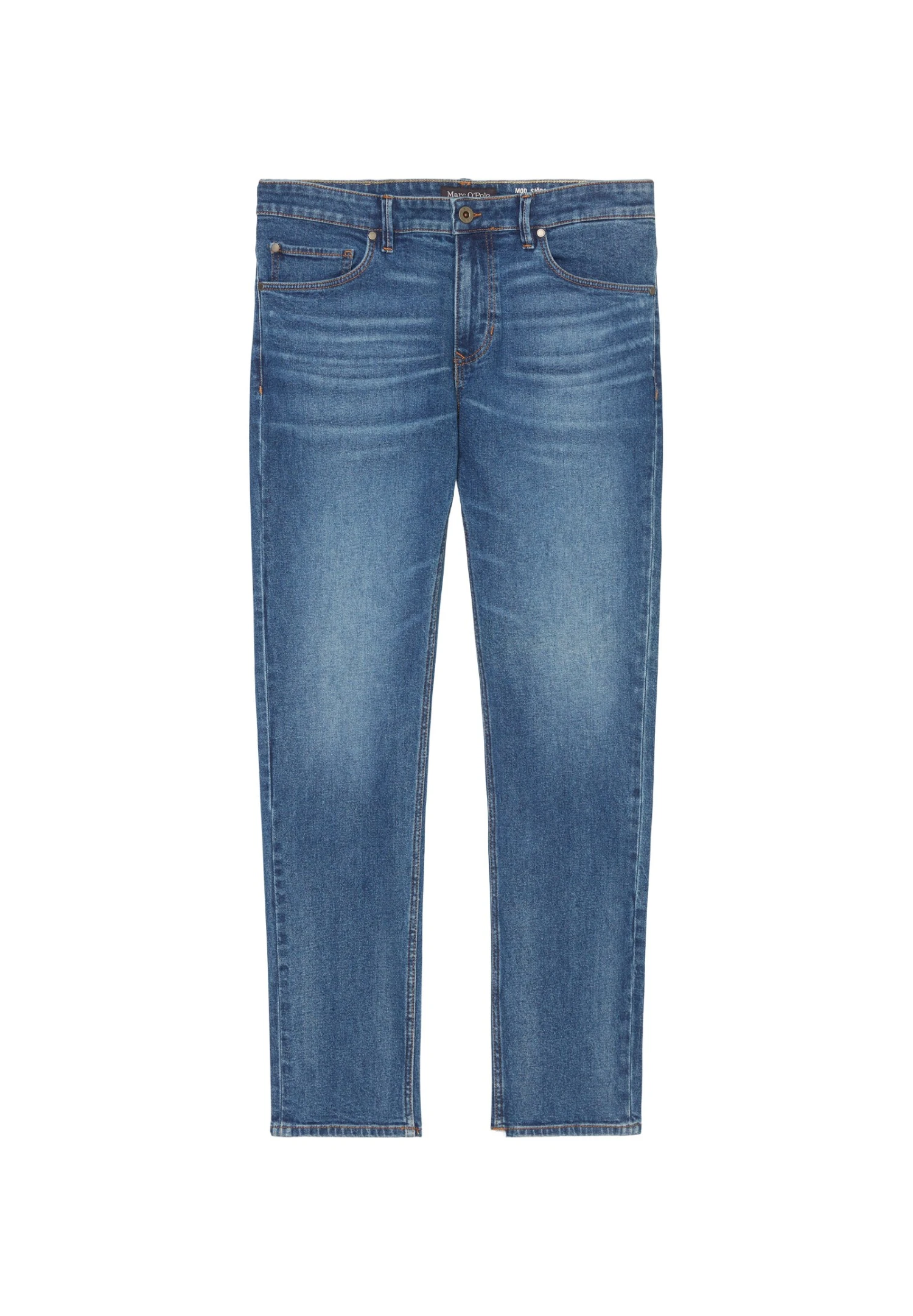 Marc O'Polo Sjöbo Shaped - Straight Leg Jeans - Retro Blue Wash 8 Marc O'Polo Sjöbo Shaped - Straight Leg Jeans - Retro Blue Wash - Afbeelding 6