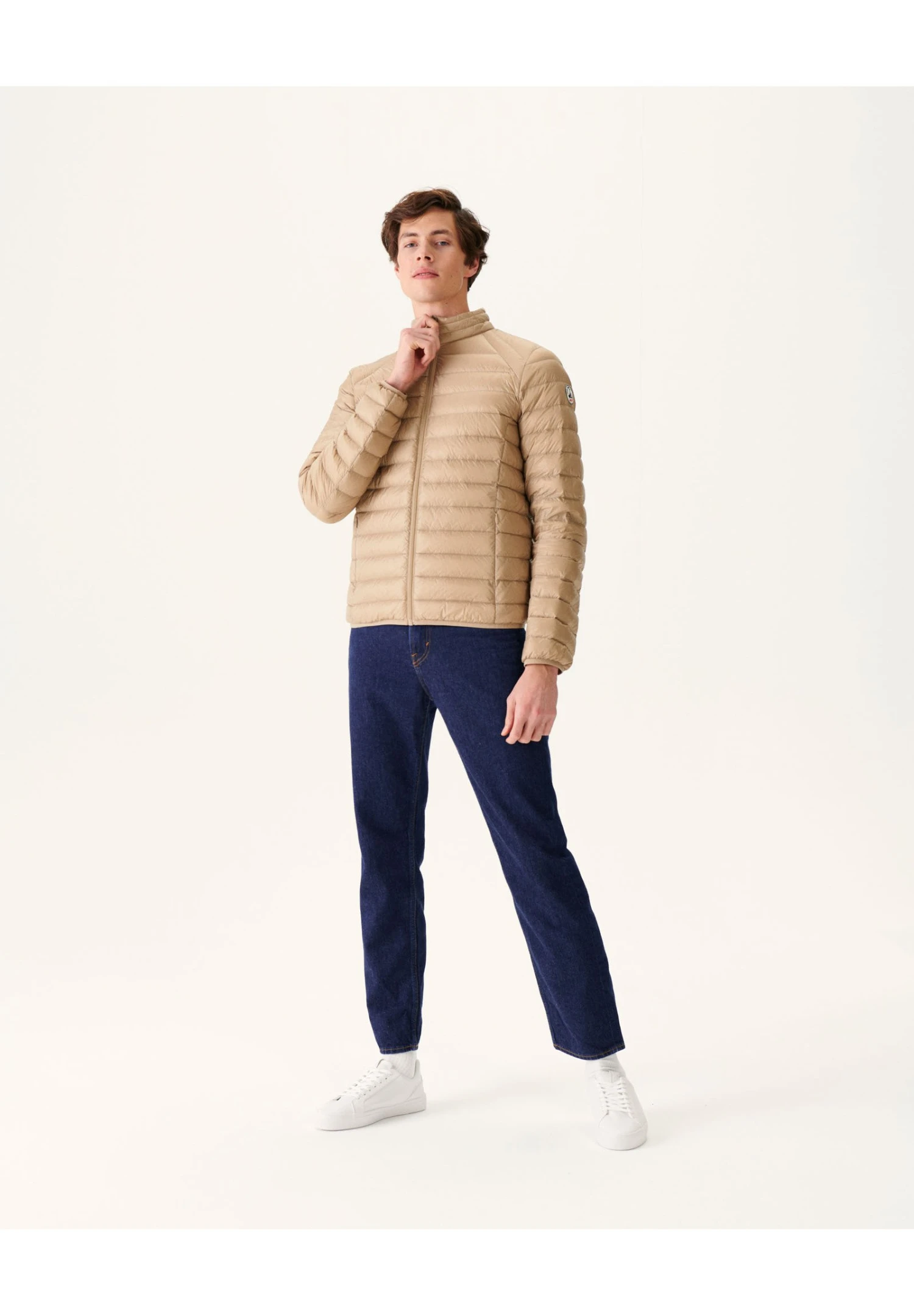 JOTT Mat - Gewatteerde Jas - Beige 6 JOTT Mat - Gewatteerde Jas - Beige - Afbeelding 4