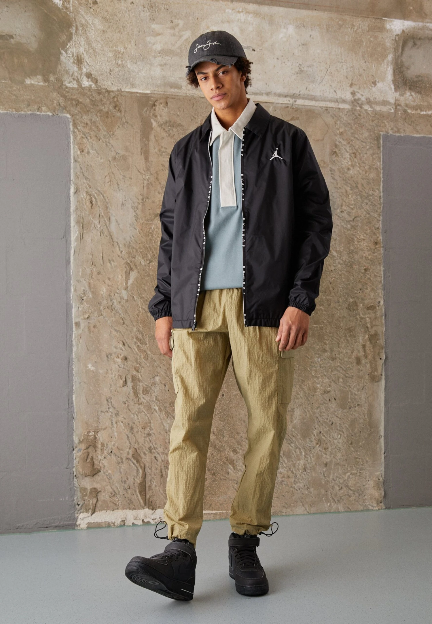 Jordan Jacket - Lichte Jas - Black/White 4 Jordan Jacket - Lichte Jas - Black/White - Afbeelding 2