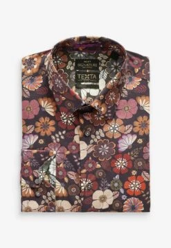 Next Signature Made In Italy Printregular Fit Single Cuf - Overhemd - Burgundy Red Floral -Jack and Jones Verkoopwinkel b6e0f52a023c47b8962bf7c13c078f9b