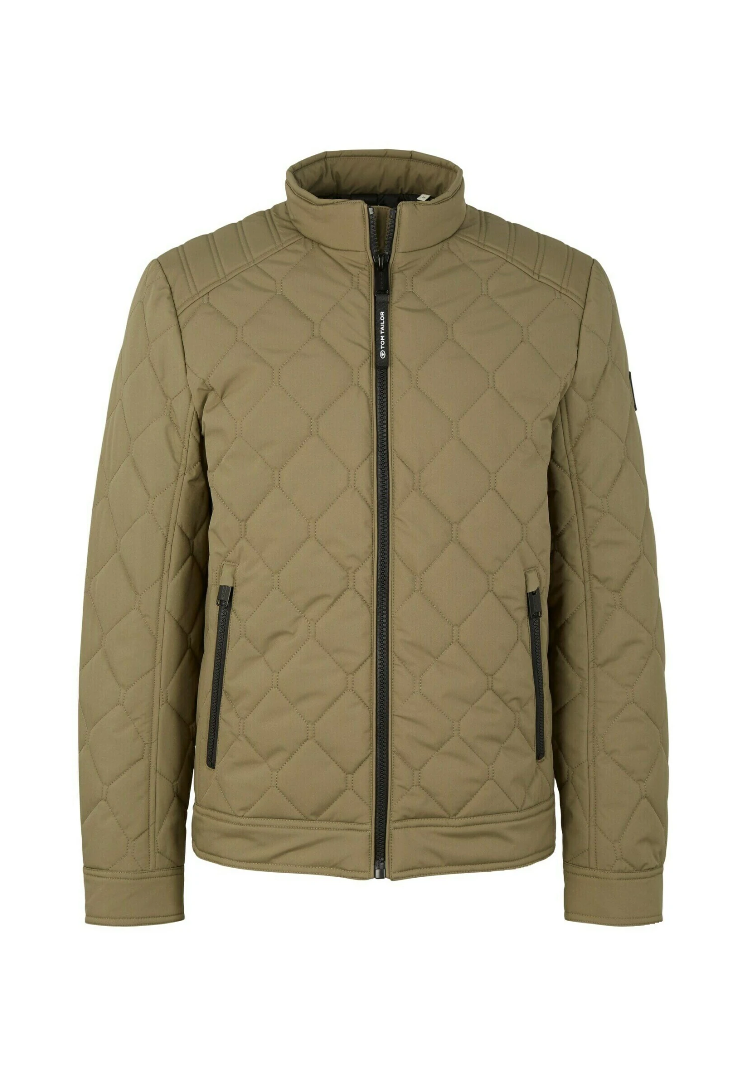 Tom Tailor Stepp Casual Biker- Jas - Dusty Olive Green 7 Tom Tailor Stepp Casual Biker- Jas - Dusty Olive Green - Afbeelding 5