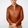 Tomaso - Leren Jas - Cognac -Jack and Jones Verkoopwinkel b79839e7beca4b6c8cf8cff2dad35d41