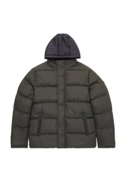 French Connection Mid Weight - Winterjas - Khaki Black -Jack and Jones Verkoopwinkel b809b289d7064a95a632b91805d24dab
