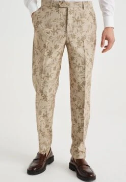 WE FASHION Met Dessin - Broek - Beige