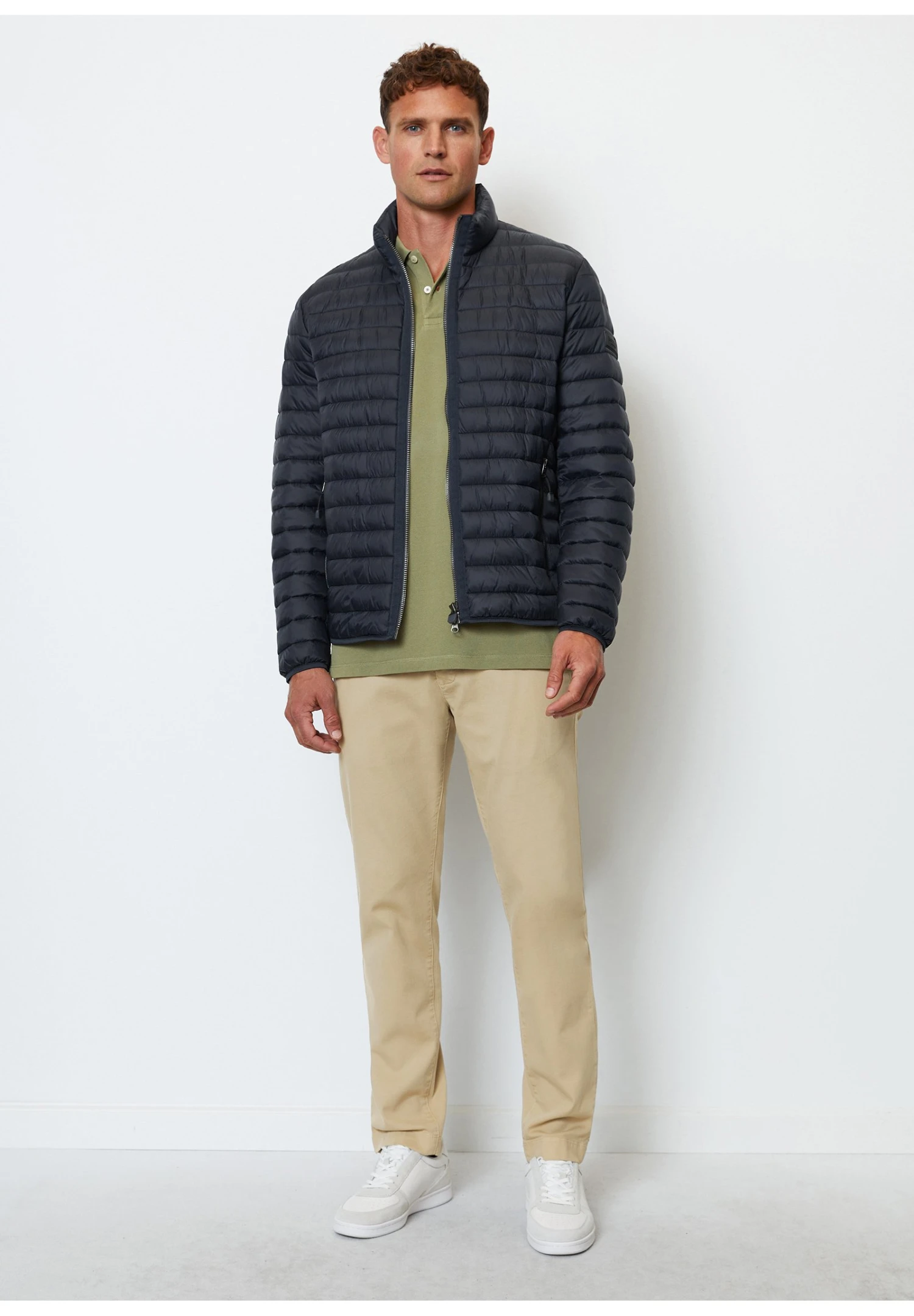 Marc O'Polo Stehkragen-Stepp Mit Wattierung Von Unifi Repreve - Winterjas - Dark Navy 4 Marc O'Polo Stehkragen-Stepp Mit Wattierung Von Unifi Repreve - Winterjas - Dark Navy - Afbeelding 2