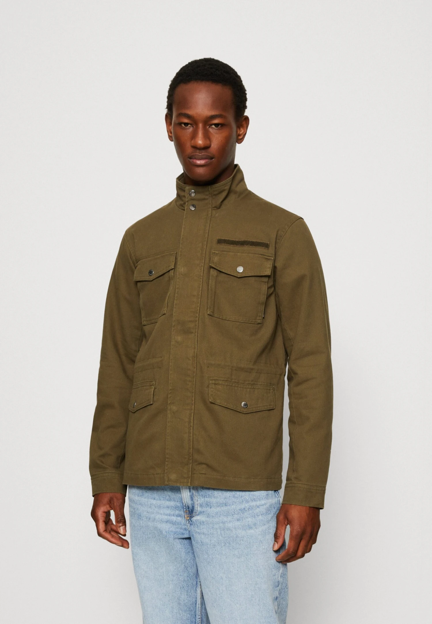 Only & Sons Onsdennis Field Jacket Unisex - Lichte Jas - Olive Night 3 Only & Sons Onsdennis Field Jacket Unisex - Lichte Jas - Olive Night