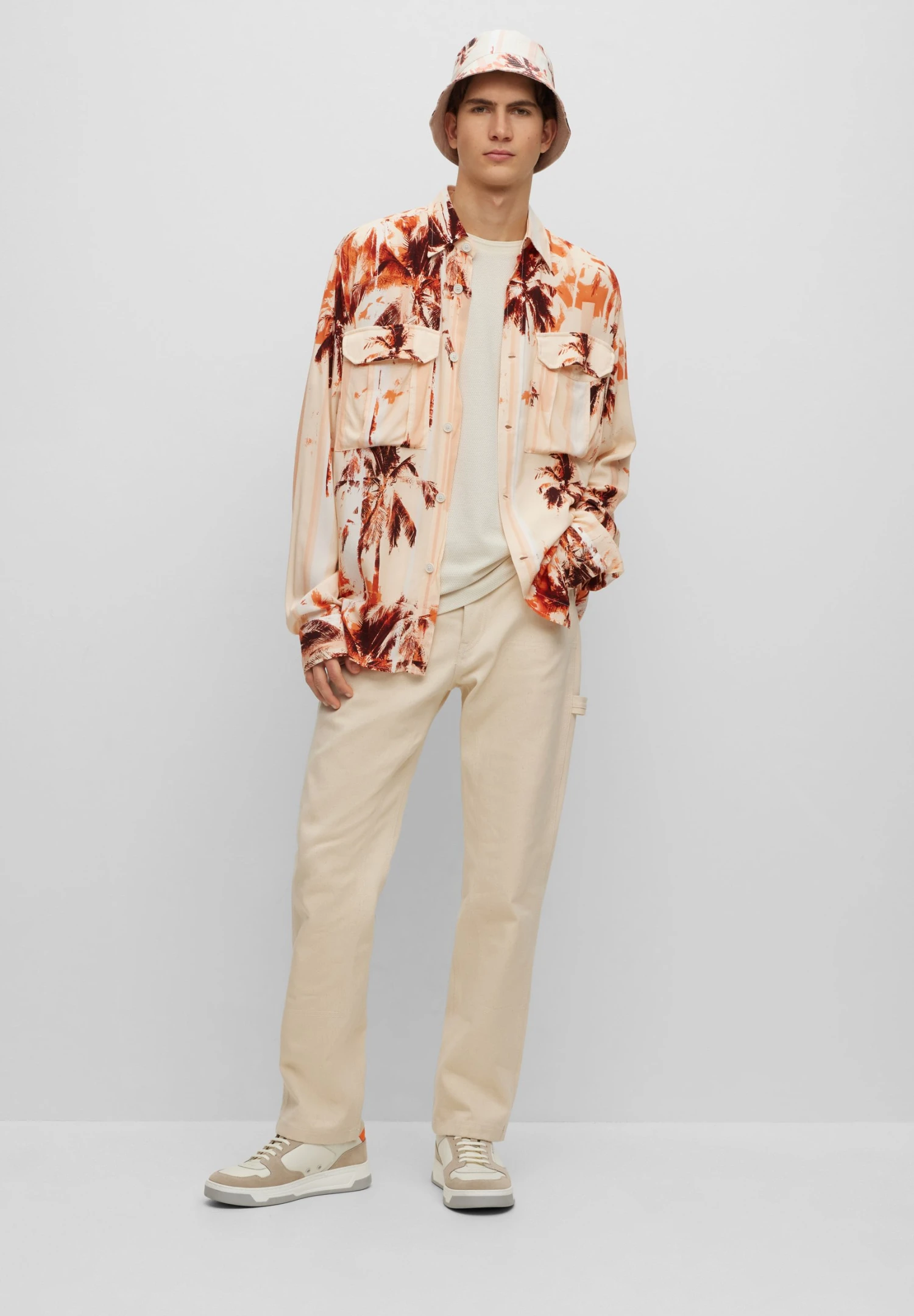 Boss Lisel - Overhemd - Orange Seventeen 4 Boss Lisel - Overhemd - Orange Seventeen - Afbeelding 2