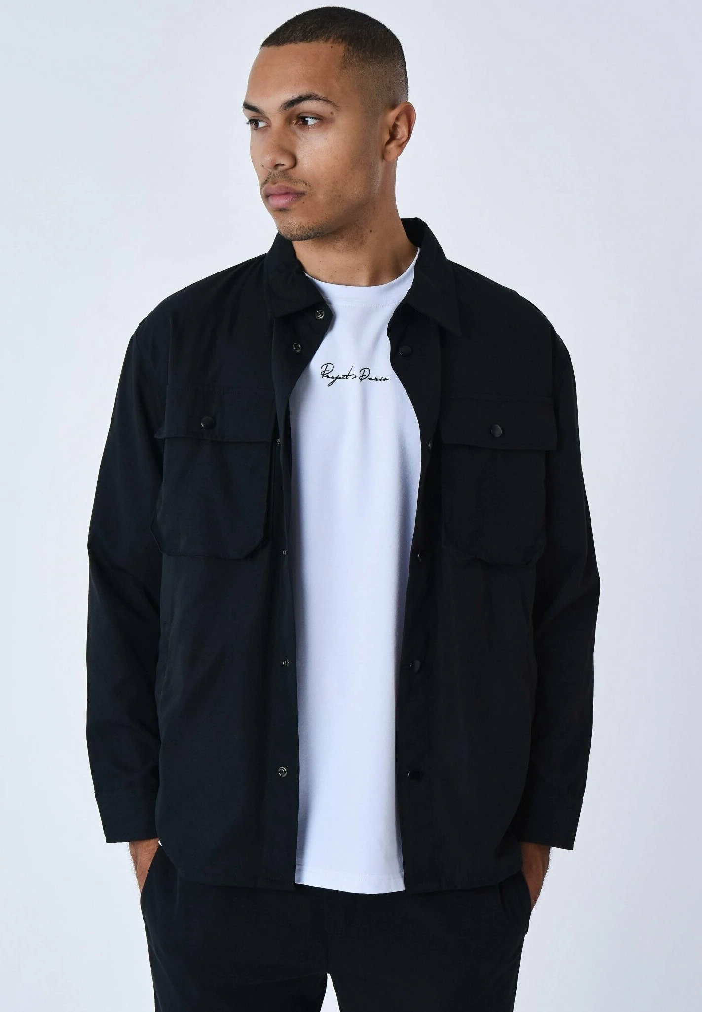 Basic À Poches - Lichte Jas - Noir 5 Basic À Poches - Lichte Jas - Noir - Afbeelding 3