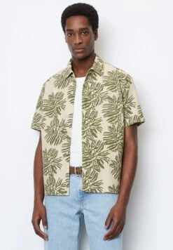 Marc O'Polo Regular Mit Floralem Allover-Print - Overhemd - MultiOlive
