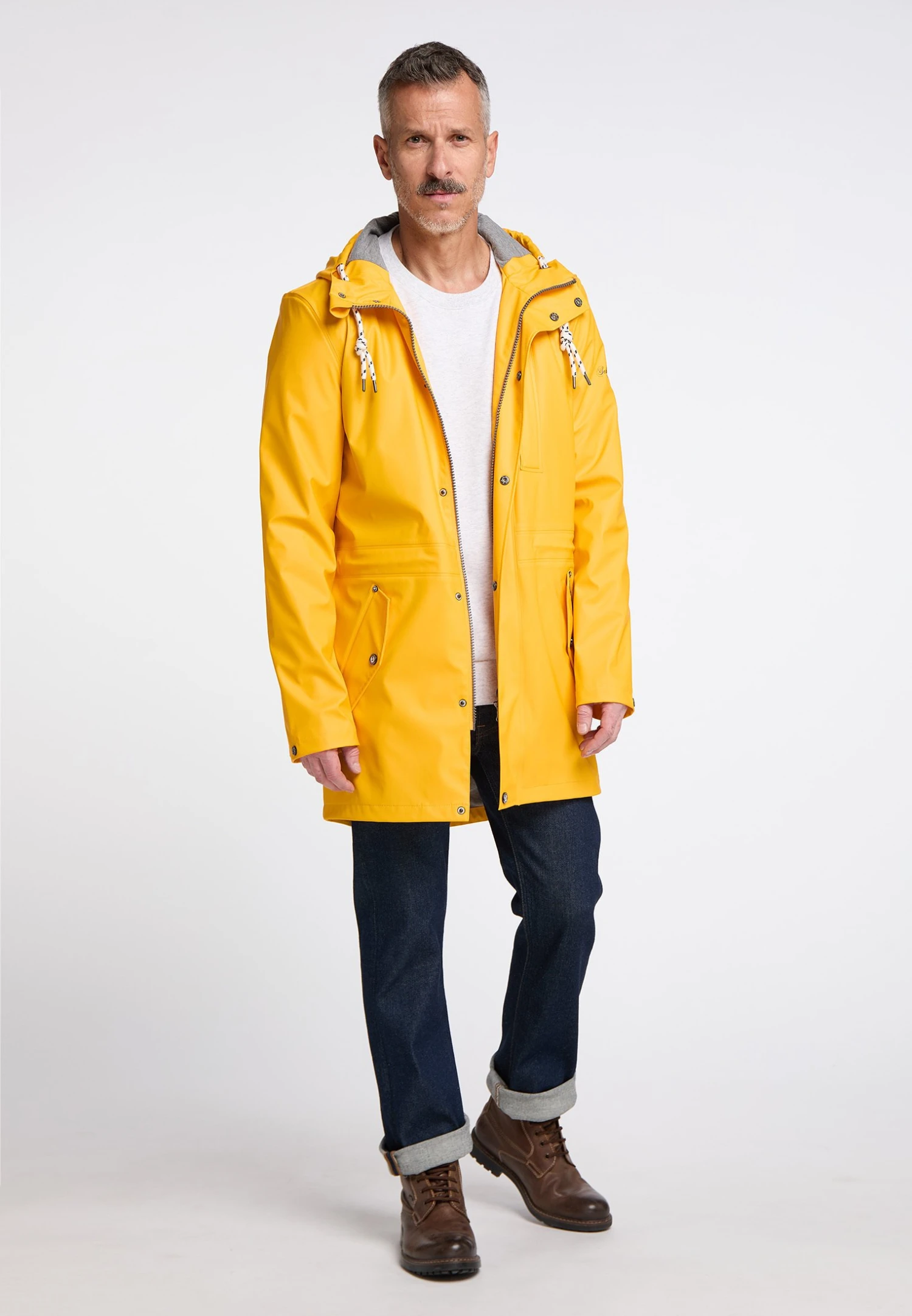 Schmuddelwedda Bridgeport - Parka - Sunny Yellow 4 Schmuddelwedda Bridgeport - Parka - Sunny Yellow - Afbeelding 2