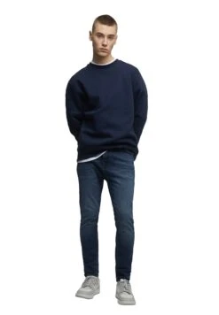 PULL & BEAR Basic - Slim Fit Jeans - Dark Blue 16 PULL & BEAR Basic - Slim Fit Jeans - Dark Blue -Jack and Jones Verkoopwinkel bb13277961294cfd8e1665256f1885b2