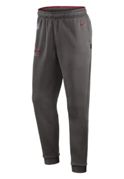 Nike Performance Broek - Deep Pewter-Gym Red
