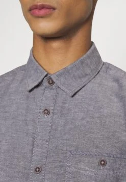 Tom Tailor Chambray Shirt - Overhemd - Navy -Jack and Jones Verkoopwinkel bb3f7872b8e844ee95677b4f76e3bc47