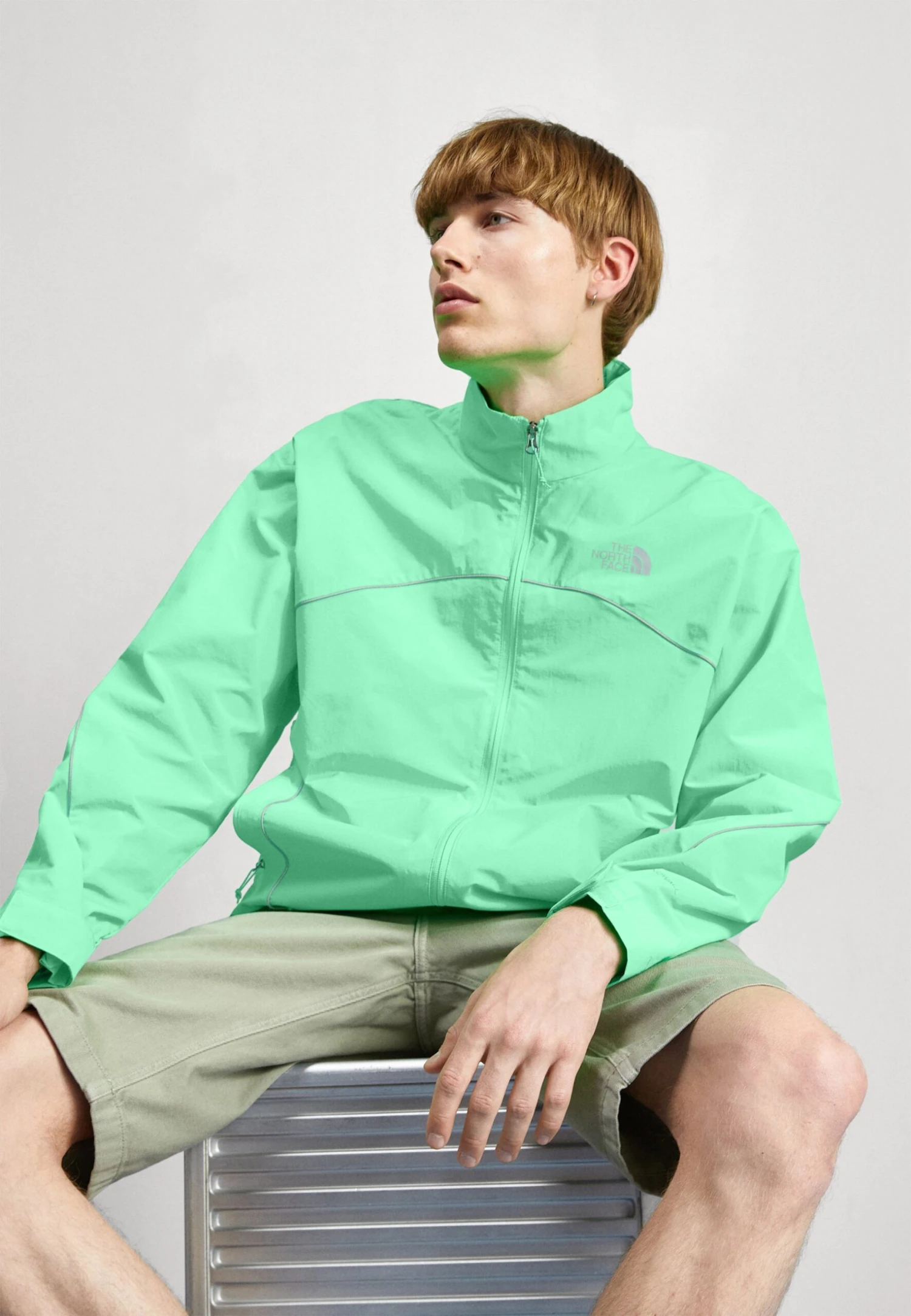 The North Face Tek Piping Wind Jacket - Windjack - Chlorophyll Green 3 The North Face Tek Piping Wind Jacket - Windjack - Chlorophyll Green