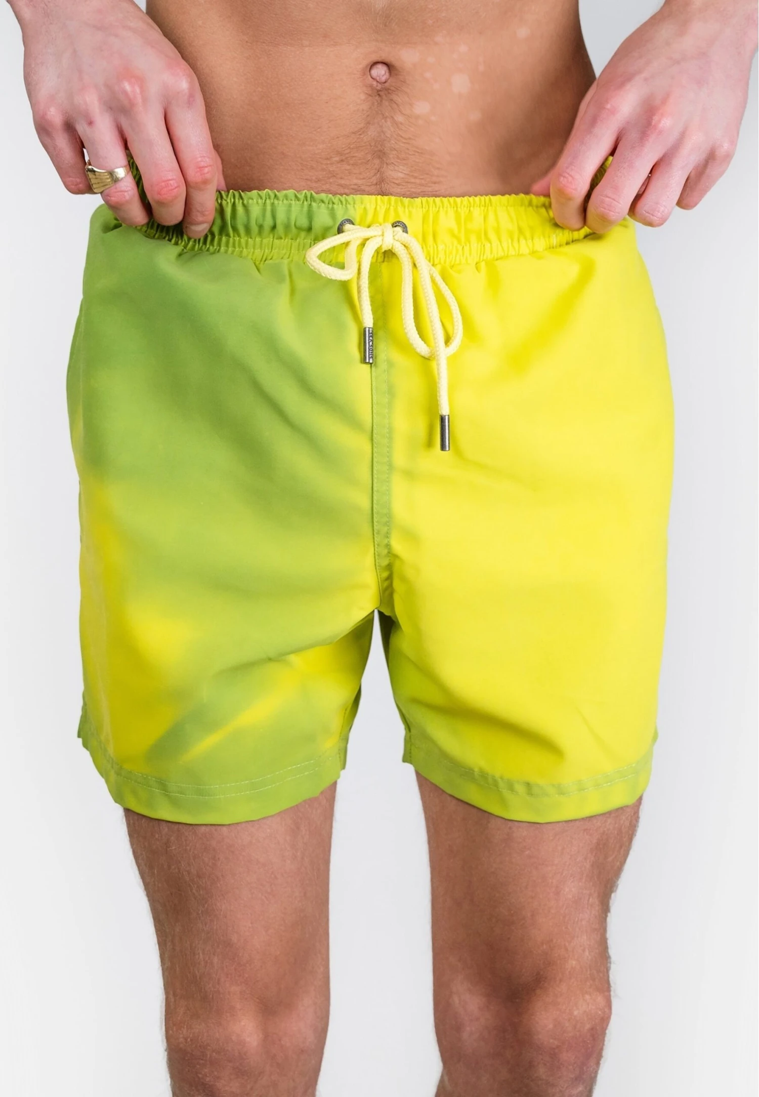 Badeshorts Color Changing - Zwemshorts - Groen/Geel 4 Badeshorts Color Changing - Zwemshorts - Groen/Geel - Afbeelding 2