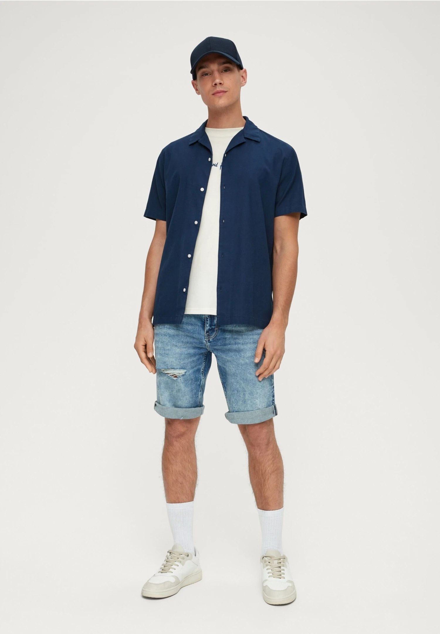 QS By S.Oliver Overhemd - Tiefblau 4 QS By S.Oliver Overhemd - Tiefblau - Afbeelding 2