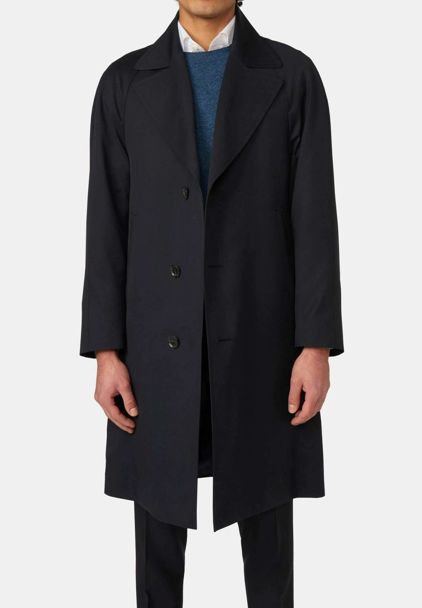 Oscar Jacobson Toro- Mantel - Navy 3 Oscar Jacobson Toro- Mantel - Navy