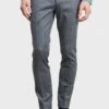 Slim Fit Side Pocket - Chino - Grey Blue