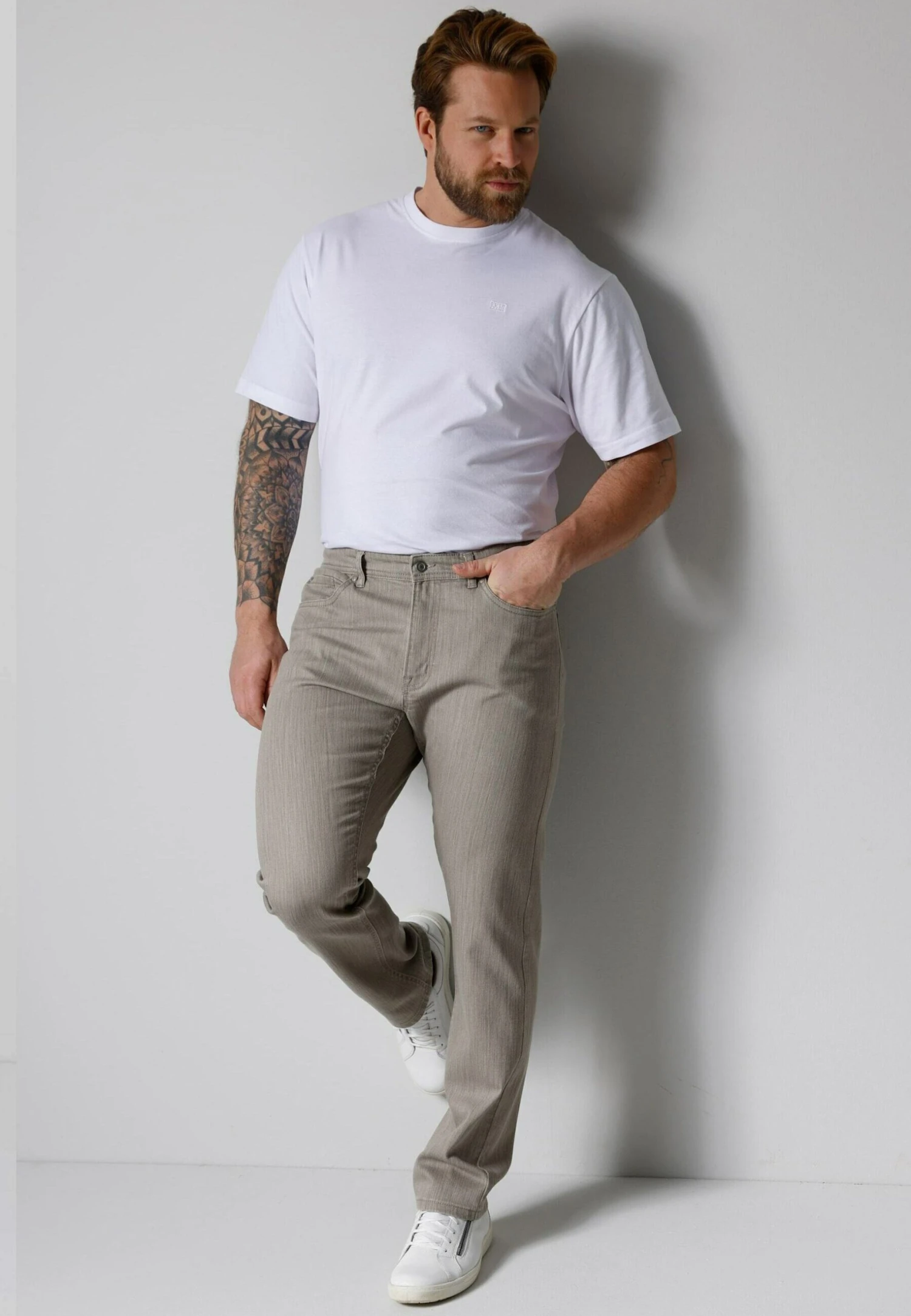 Straight Leg Jeans - Grau 4 Straight Leg Jeans - Grau - Afbeelding 2