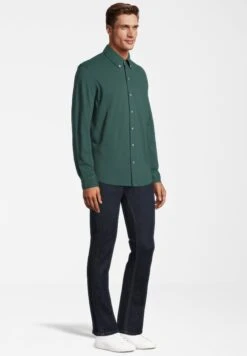 Langarm - Overhemd - Dunkelgrun -Jack and Jones Verkoopwinkel bd1e8ee8324e4a2f8436b06f6be022ac