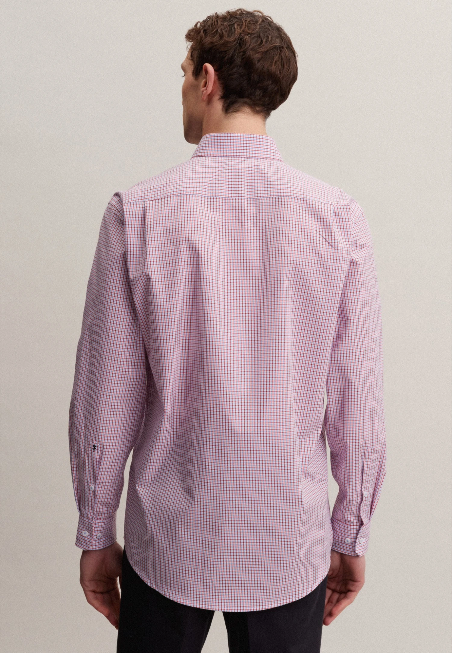 Seidensticker Comfort - Overhemd - Red 4 Seidensticker Comfort - Overhemd - Red - Afbeelding 2