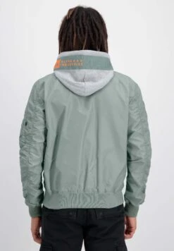 Alpha Industries Hood Custom - Lichte Jas - Dusty Green -Jack and Jones Verkoopwinkel bd8e1d59e9fe44c58f6ff5b3ae854b77