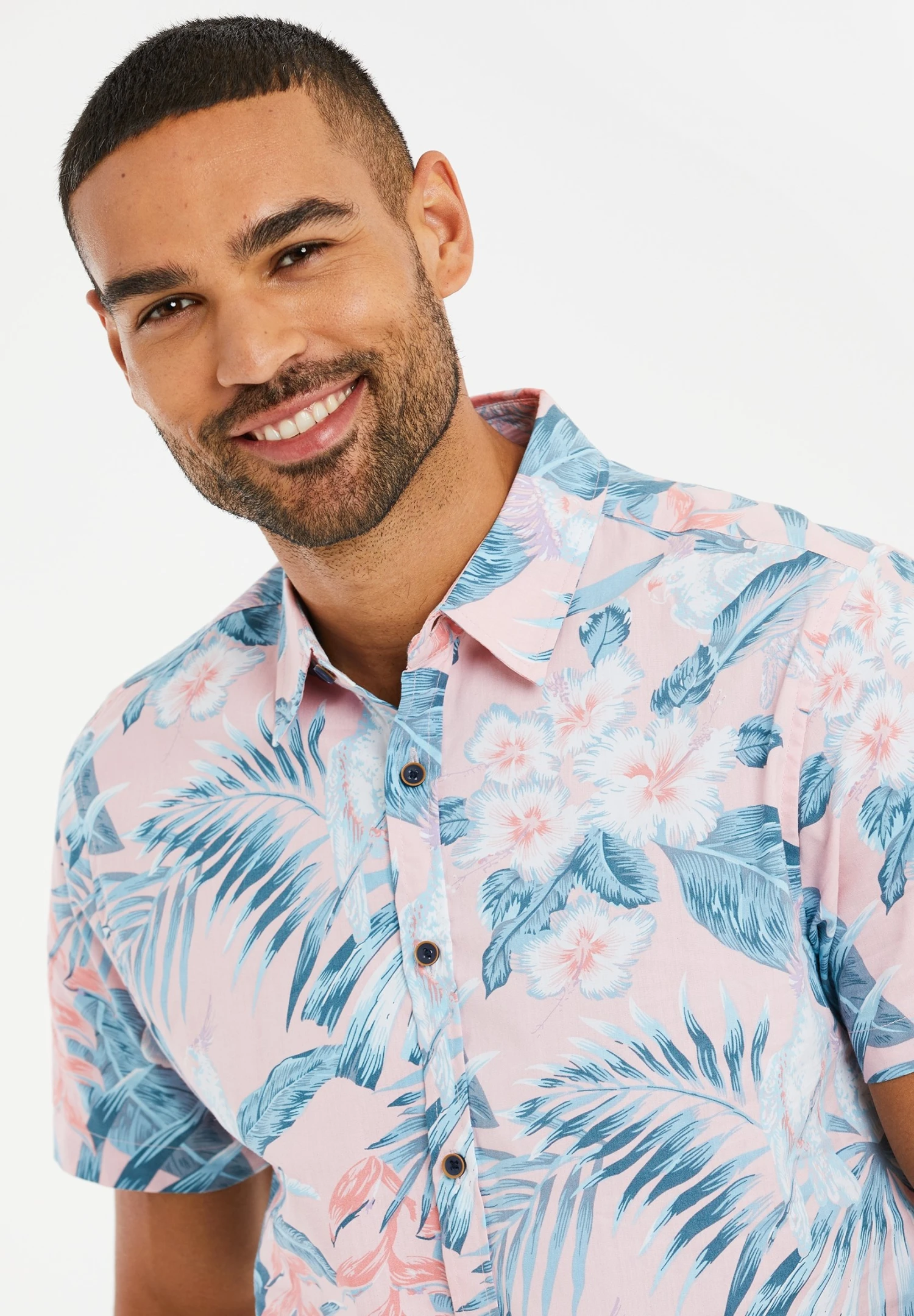 Threadbare Thbtropical - Overhemd - Pink 6 Threadbare Thbtropical - Overhemd - Pink - Afbeelding 4