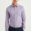 WE FASHION Met Stretch - Zakelijk Overhemd - Violet
